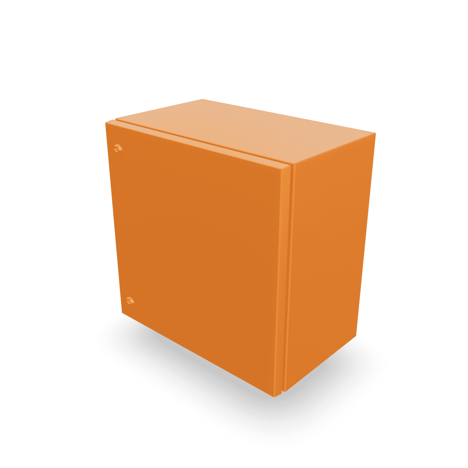 Empco Industrial Enclosure (Electric Orange) — 400 × 400 × 255mm by OPIE Manufacturing Group