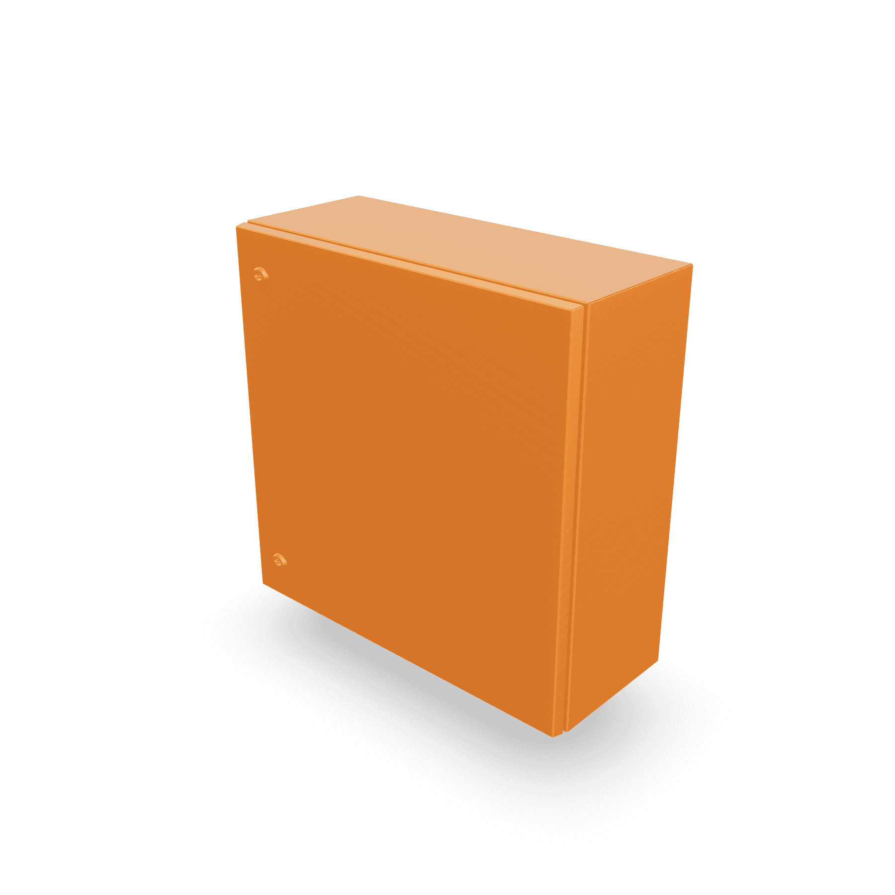 Empco Industrial Enclosure (Electric Orange) — 600 × 600 × 255mm by OPIE Manufacturing Group