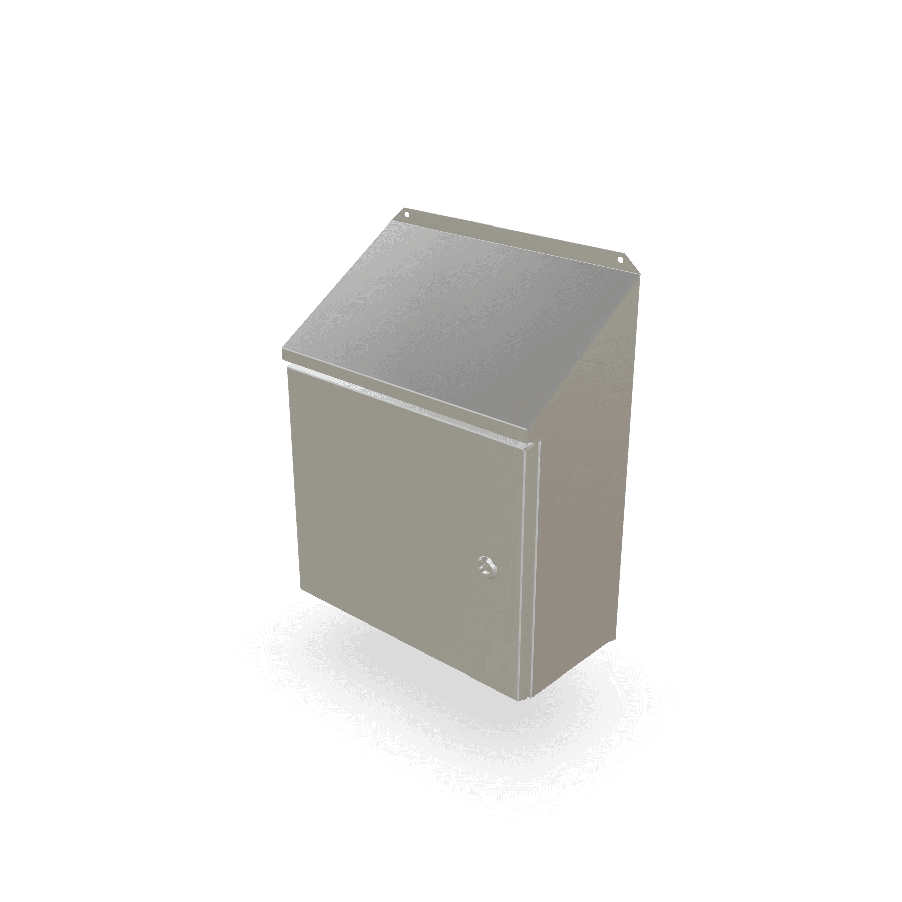 Empco Stainless Sloping Roof Enclosure — 400 × 300 × 155mm by OPIE Manufacturing Group
