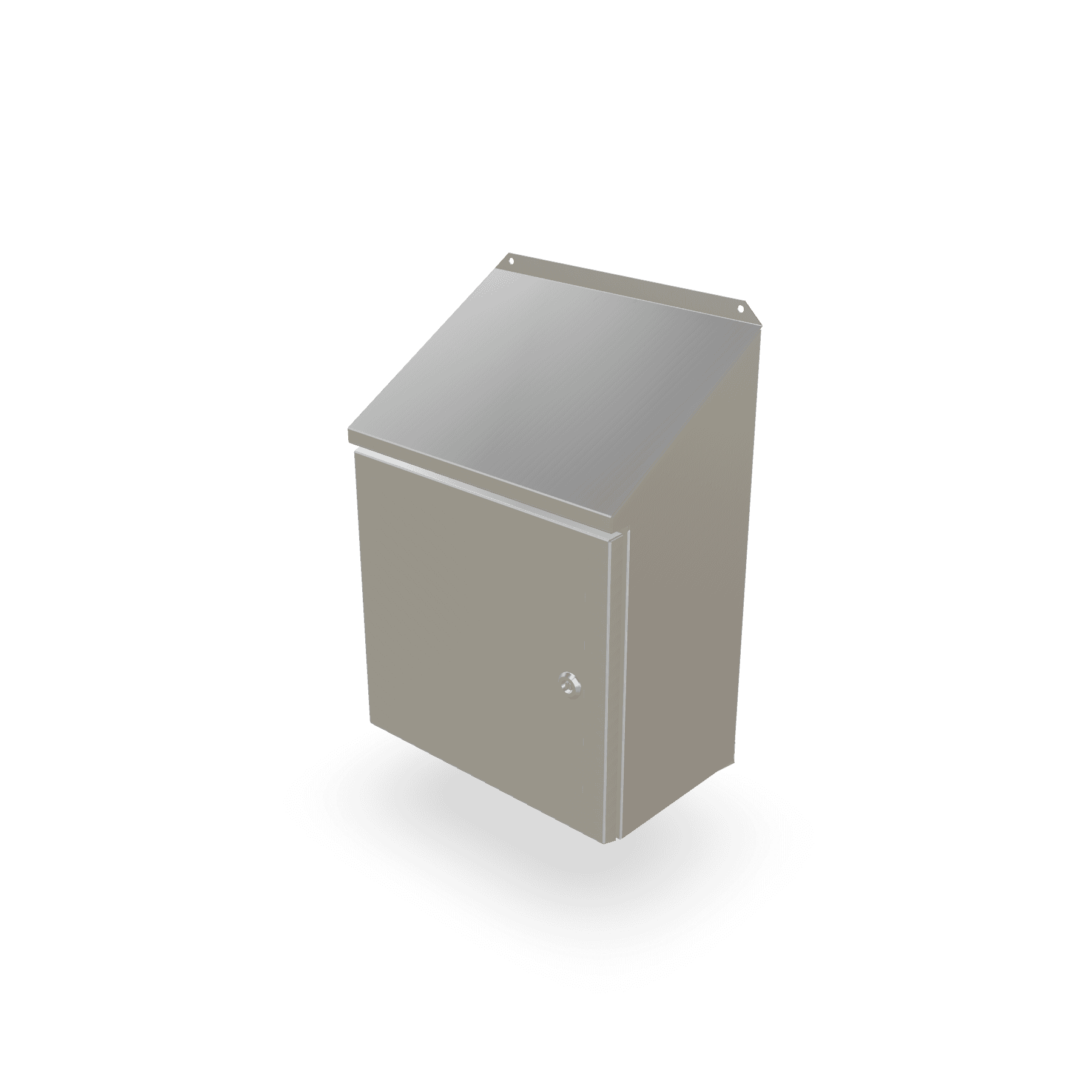 Empco Stainless Sloping Roof Enclosure — 580 × 400 × 255mm by OPIE Manufacturing Group