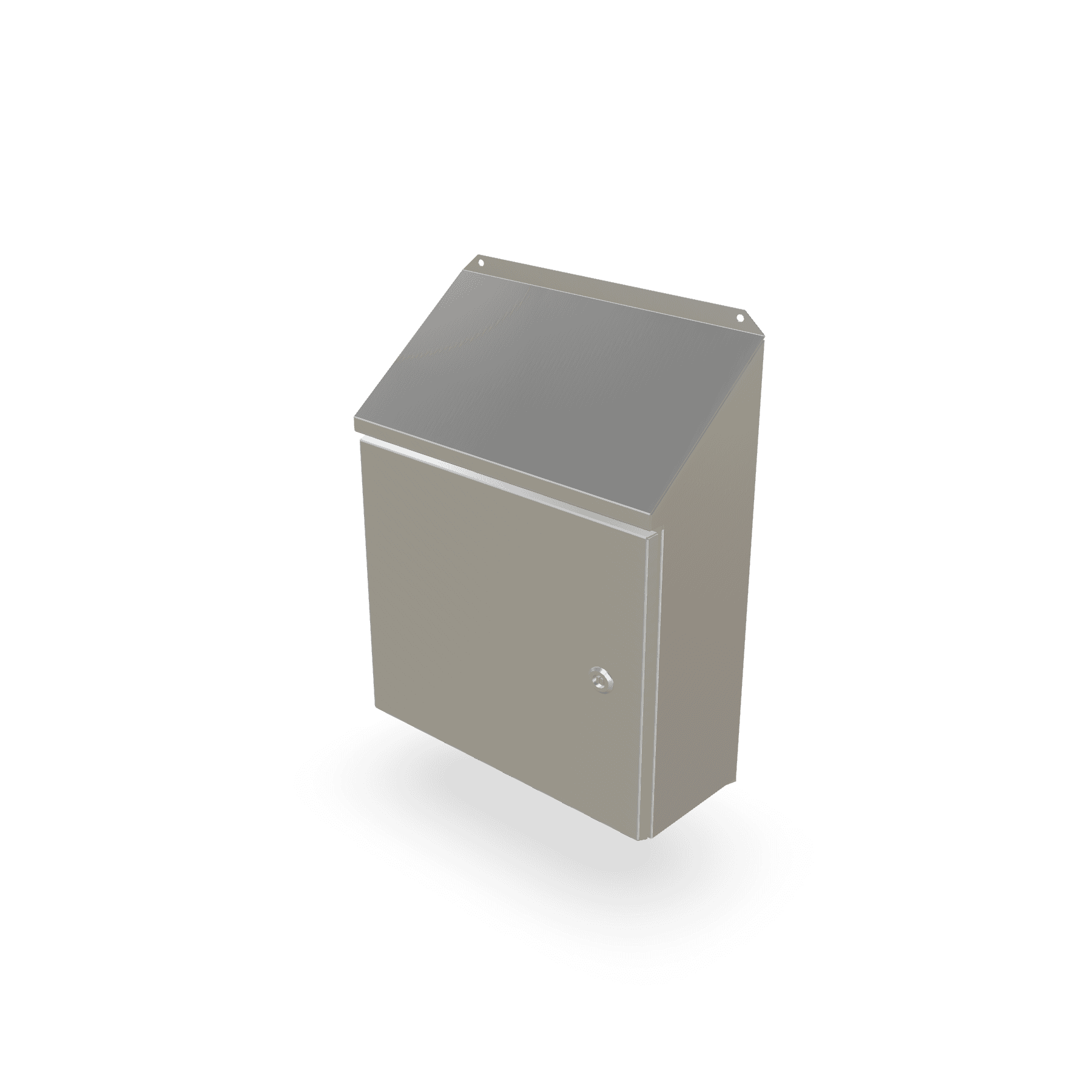 Empco Stainless Sloping Roof Enclosure — 800 × 580 × 255mm by OPIE Manufacturing Group